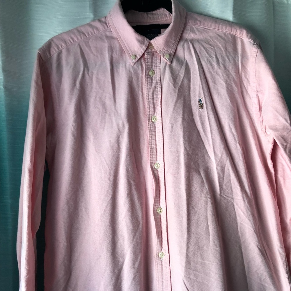 SOLDPink kids unisex size 20 Ralph Lauren Oxford.